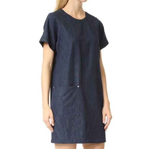 Rag & Bone Ryder Dark Denim Sheath Dress Size XS - Picture 10 of 12